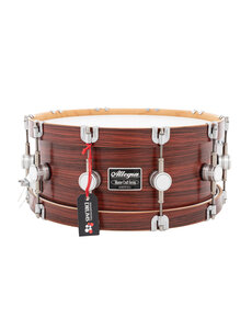 Allegra Allegra Master Craft Series 14" x 6" Snare Drum, Rosewood w/Wood Hoops