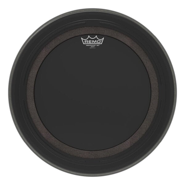 Remo Remo 18" Ebony Ambassador SMT Bass Drum Head