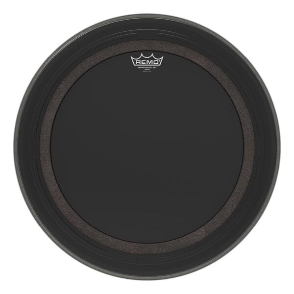 Remo Remo 20" Ebony Ambassador SMT Bass Drum Head