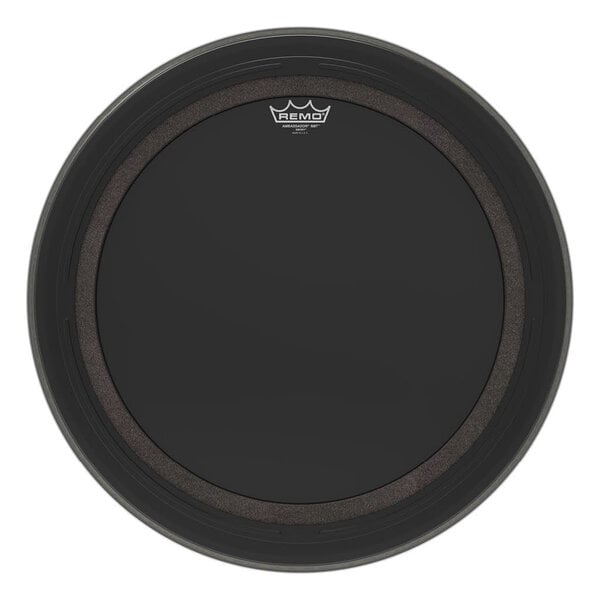 Remo Remo 22" Ebony Ambassador SMT Bass Drum Head