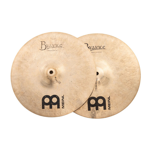 Meinl Meinl Byzance 13" Medium Brilliant Hi Hat Cymbals