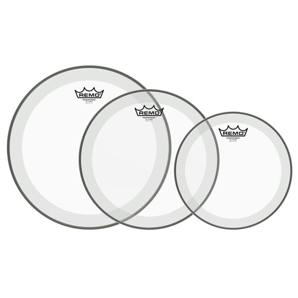 Remo Remo Powerstoke 4 Clear Tom Pack (10'',12'',14'')