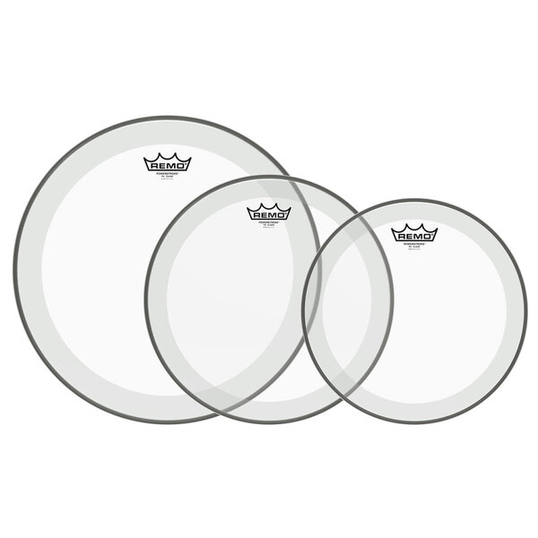 Remo Remo Powerstroke 4 Clear Tom Head Pack (12'',13'',16'')