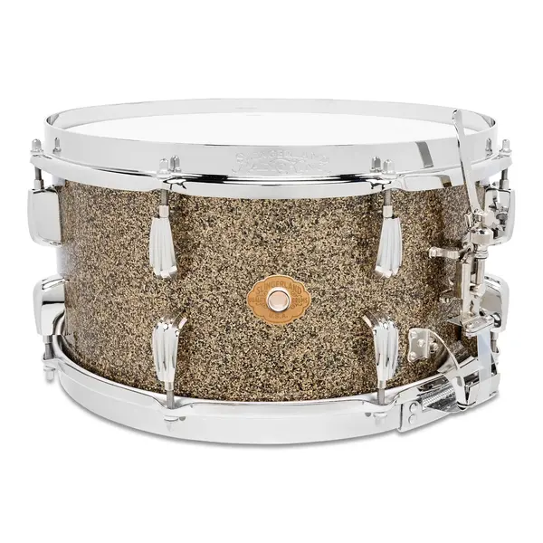 Slingerland Slingerland Radio King Snare Drum, 14" x 7", FinishPly, Gold Glass
