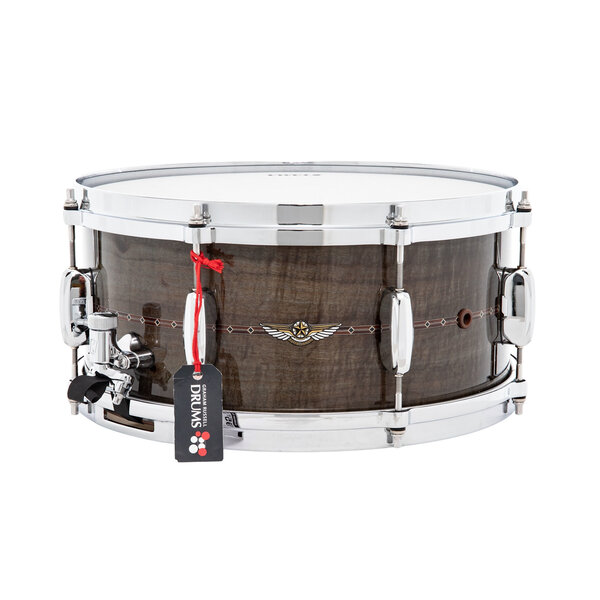Tama Tama Star 14" x 6.5" Bubinga Snare Drum, Pewter Blue Australian Acacia