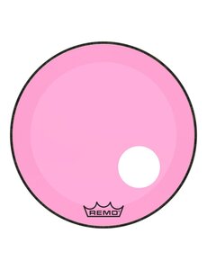 Remo Remo Powerstroke 3 Colortone 22" Bass Drum Head with Hole, Pink