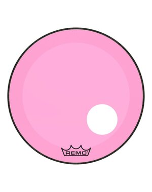 Remo Remo Powerstroke 3 Colortone 22" Bass Drum Head with Hole, Pink