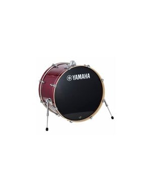 Yamaha Yamaha Stage Custom 18" x 15" Bass Drum, Cranberry Red