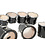 Pearl Pearl Export Series 22" Drum Kit, Jet Black