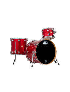 DW Drums DW Collectors 22" Drum Kit, Red Sparkle