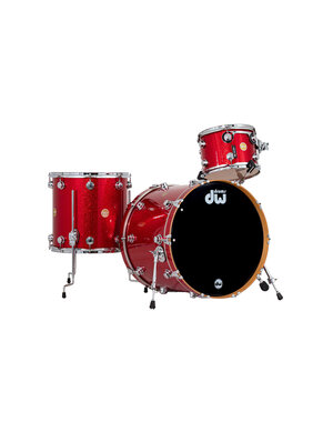 DW Drums DW Collectors 22" Drum Kit, Red Sparkle