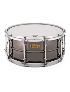 World Max WorldMax Black Brass 14” x 6.5” Snare Drum