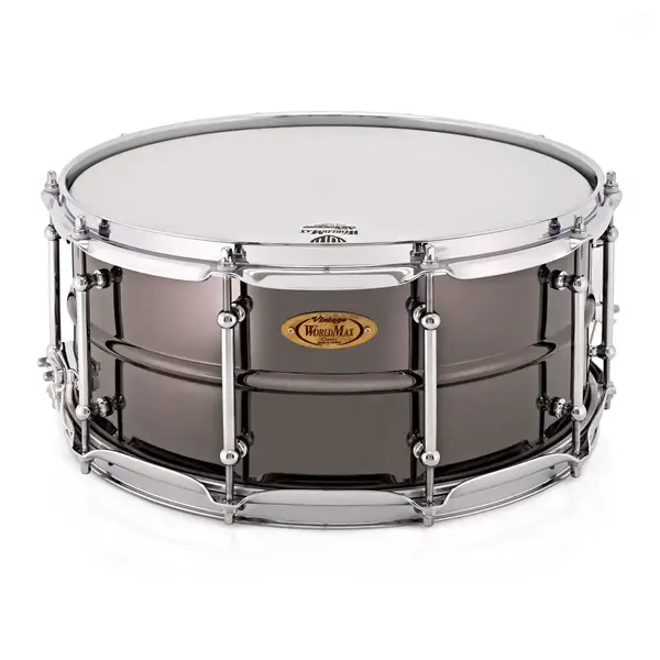 World Max WorldMax Black Brass 14” x 6.5” Snare Drum