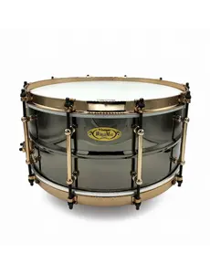 World Max WorldMax Black Brass 14” x 6.5” Snare Drum W/ Aztec Gold Hardware