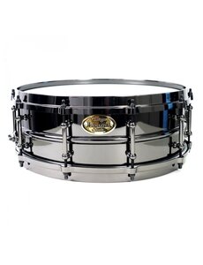 World Max WorldMax Black Brass 14” x 5” Snare Drum W/ Black Hardware