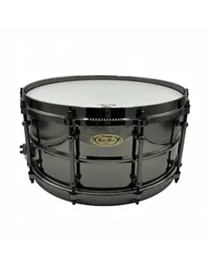 World Max WorldMax Black Brass 14” x 6.5” Snare Drum W/ Black Hardware