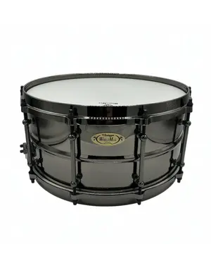 World Max WorldMax Black Brass 14” x 6.5” Snare Drum W/ Black Hardware