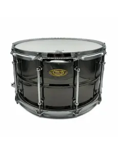 World Max WorldMax Black Brass 14” x 8” Snare Drum W/ Black Hardware