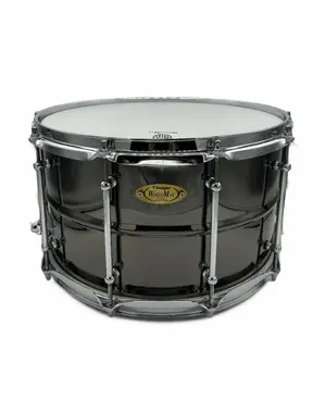 World Max WorldMax Black Brass 14” x 8” Snare Drum W/ Black Hardware