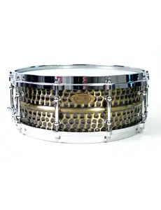 World Max WorldMax Brass Nickel Hammered 14” x 5” Snare Drum