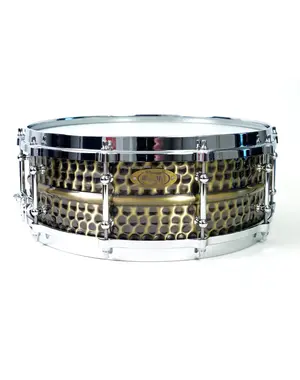 World Max WorldMax Brass Nickel Hammered 14” x 5” Snare Drum
