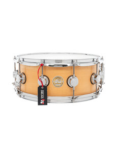 DW Drums DW Collectors 14" x 6" Maple Snare Drum, Satin Natural