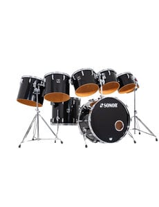 Sonor Sonor Phonic 1875-1975 Centennial Badge 24" Drum Kit, Black
