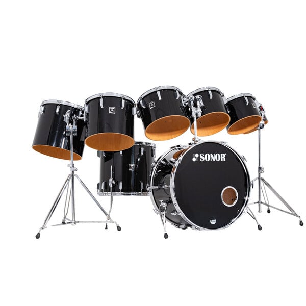 Sonor Sonor Phonic 1875-1975 Centennial Badge 24" Drum Kit, Black