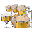 Sonor Sonor SQ2 22" Birch Drum Kit, Gold Sparkle High Gloss