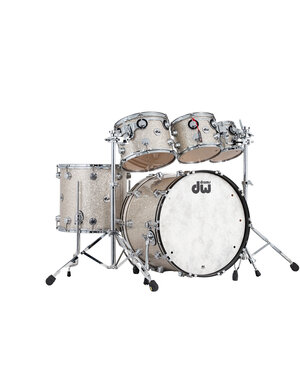 DW Drums DW Collectors 22" Maple/Purple Core Drum Kit, Broken Glass