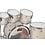 DW Drums DW Collectors 22" Maple/Purple Core Drum Kit, Broken Glass