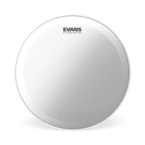 Evans EVANS EQ3 Frosted Bass Batter Drumhead, 18 Inch