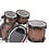 DW Drums DW Collectors Series 22" Pure Walnut Drum Kit, Satin Natural