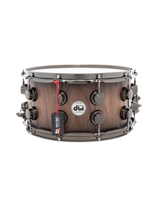 DW Drums DW Collectors Series 14" x 7" Pure Walnut Snare Drum, Satin Natural