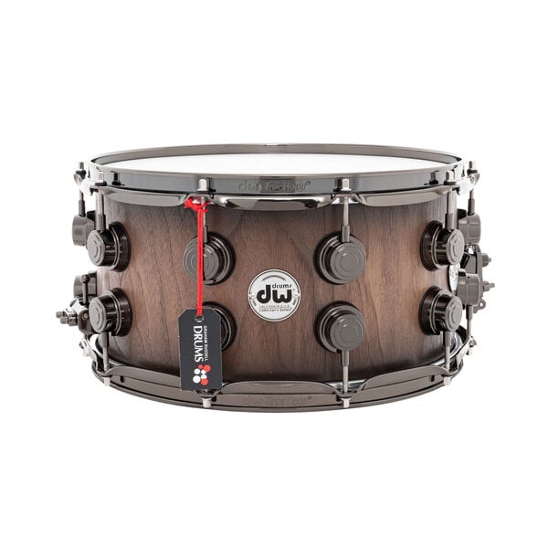 DW Drums DW Collectors Series 14" x 7" Pure Walnut Snare Drum, Satin Natural