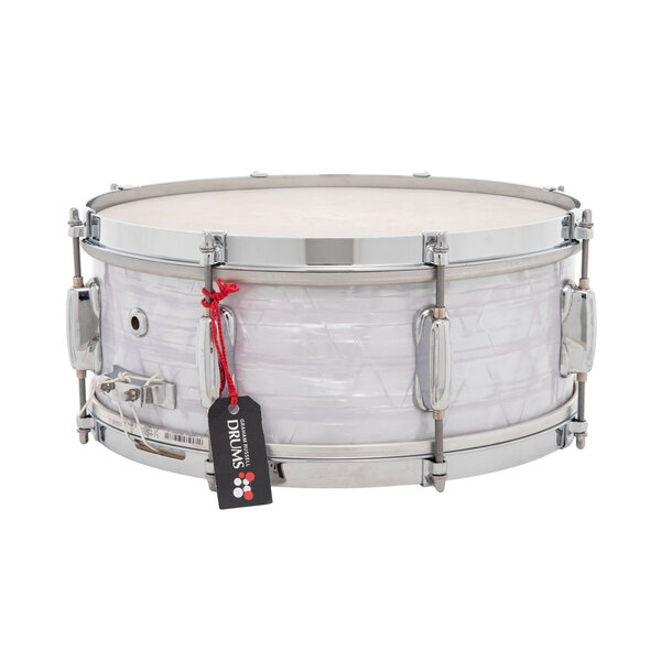 Misc Miscellaneous Custom 14" x 6.5" Snare Drum, White Marine Pearl