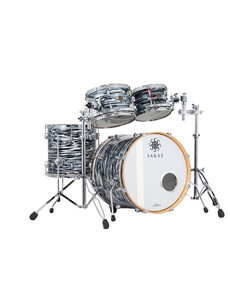 Sakae Sakae Trilogy 20" Drum Kit, Black Oyster