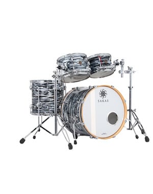 Sakae Sakae Trilogy 20" Drum Kit, Black Oyster