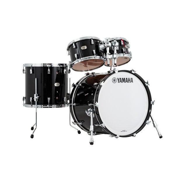 Yamaha Yamaha Absolute Hybrid Maple 22" Drum Kit, Solid Black