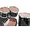 Yamaha Yamaha Absolute Hybrid Maple 22" Drum Kit, Solid Black