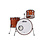 Ludwig Ludwig Classic Oak 22" Drum Kit, Tennessee Whiskey