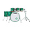 Yamaha Yamaha Absolute Hybrid Maple 22" Drum Kit, Jade Green Sparkle
