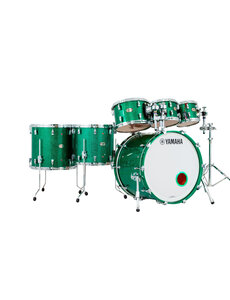 Yamaha Yamaha Absolute Hybrid Maple 22" Drum Kit, Jade Green Sparkle