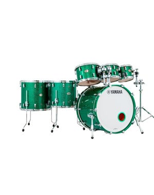 Yamaha Yamaha Absolute Hybrid Maple 22" Drum Kit, Jade Green Sparkle