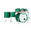 Yamaha Yamaha Absolute Hybrid Maple 22" Drum Kit, Jade Green Sparkle