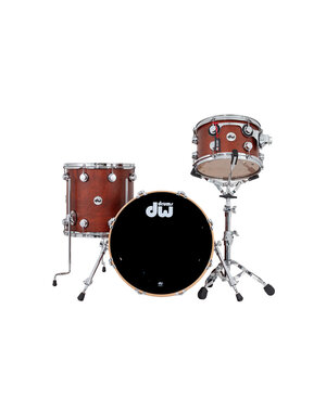 DW Drums DW Collectors 18" Drum Kit, Satin Tobacco Oil Stain