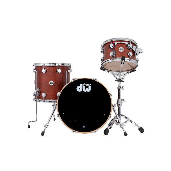 DW Drums DW Collectors 18" Drum Kit, Satin Tobacco Oil Stain
