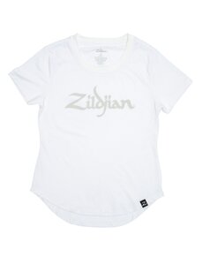 Zildjian Zildjian Classic Logo Ladies White T Shirt, X Large
