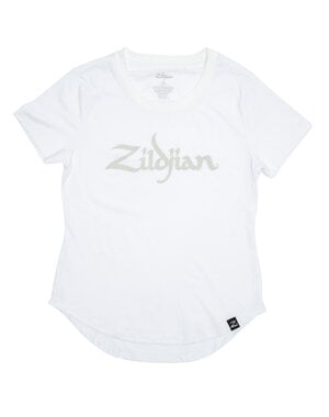Zildjian Zildjian Classic Logo Ladies White T Shirt, X Large