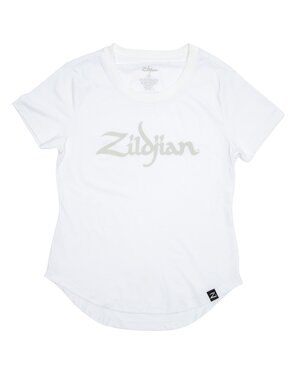 Zildjian Zildjian Classic Logo Ladies White T Shirt, Small